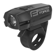 Предно светло FORCE BUG 400LM USB, black