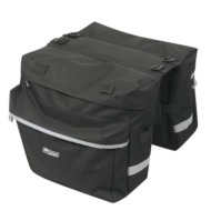 Торбица - бисаги bag-double rear carrier FORCE DOUBLE, black 2x10L