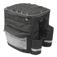 Торбица - бисаги bag-triple on rear carrier FORCE TARGET,black 32L