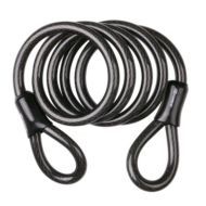 Кабел за катанец lock-cable FORCE for bike lock, 150cm/12mm, black